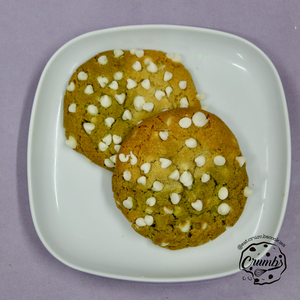 Matcha Macadamia Marble Cookies