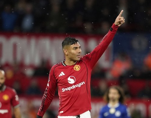 Casemiro Menunjukkan Taringnya di Old Trafford VS Chelsea
